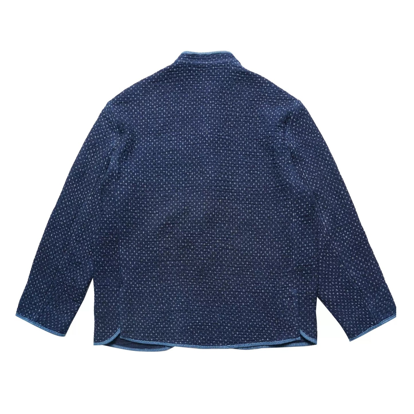 Indigo Dye Heavyweight Sashiko Chinese Coat