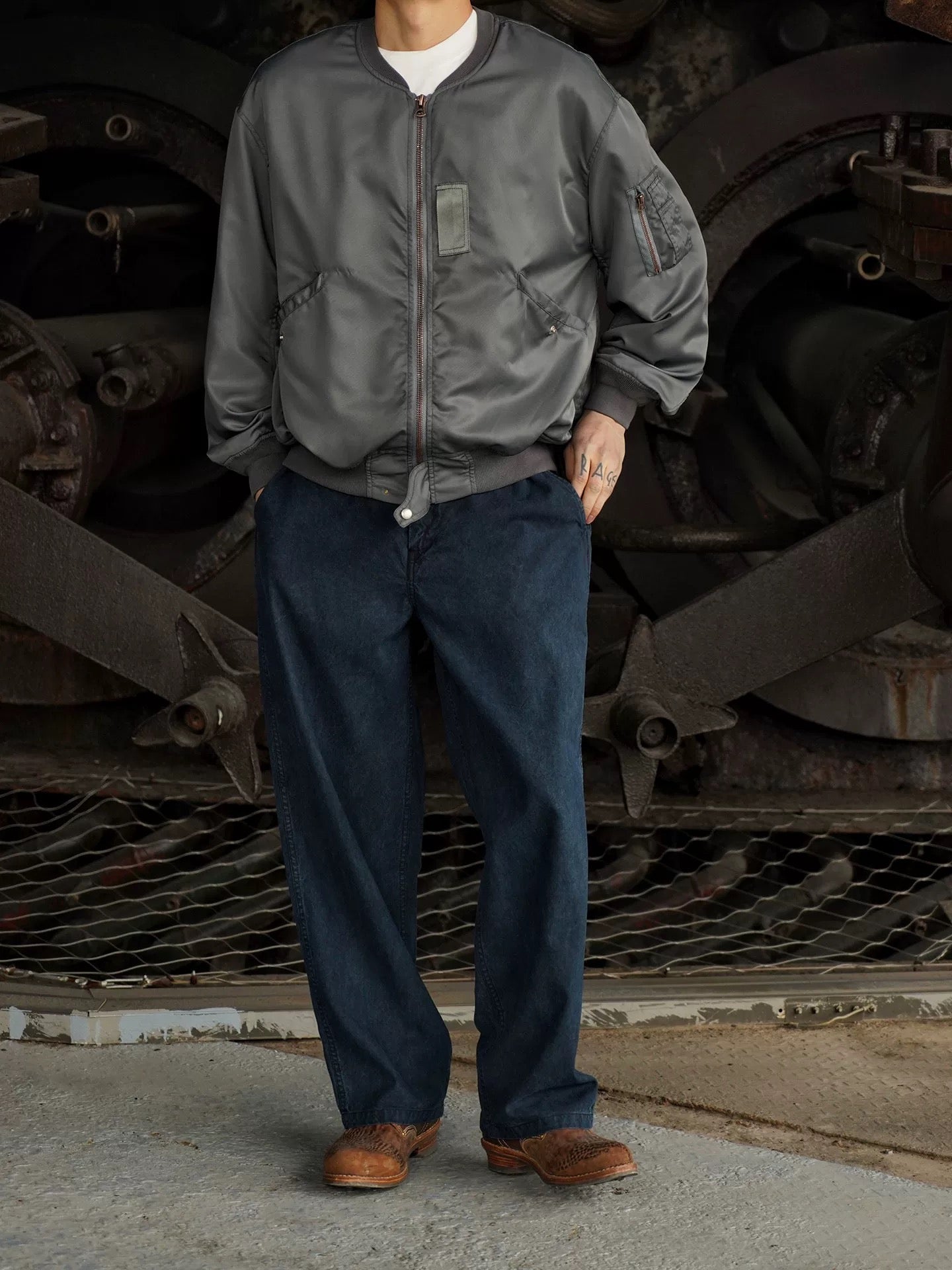 Indigo Double-Dye Work Pants