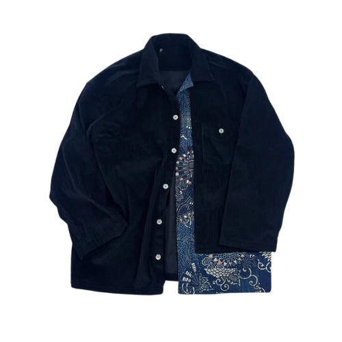 Corduroy Patchwork Kofu Shirt