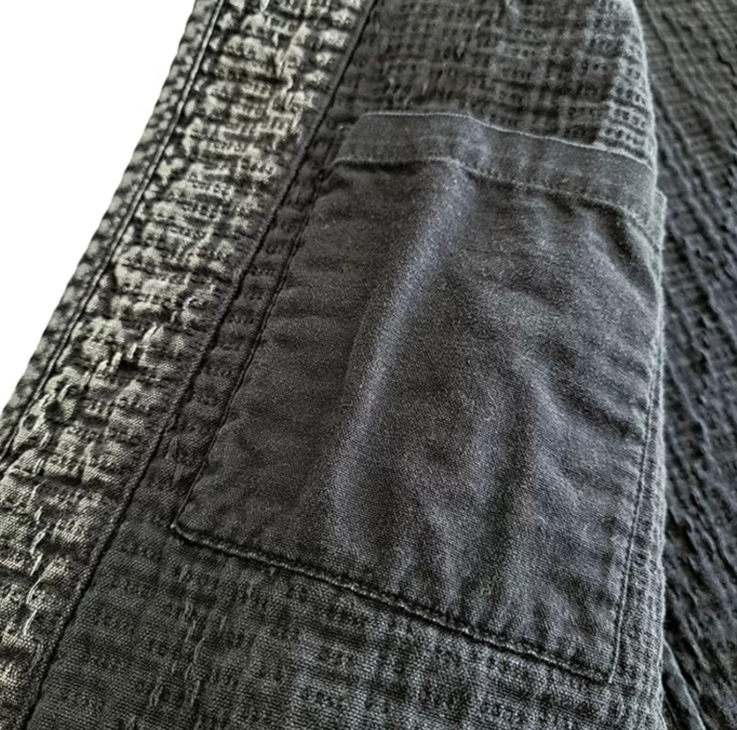 Washed Black Kendo Worker Jacket