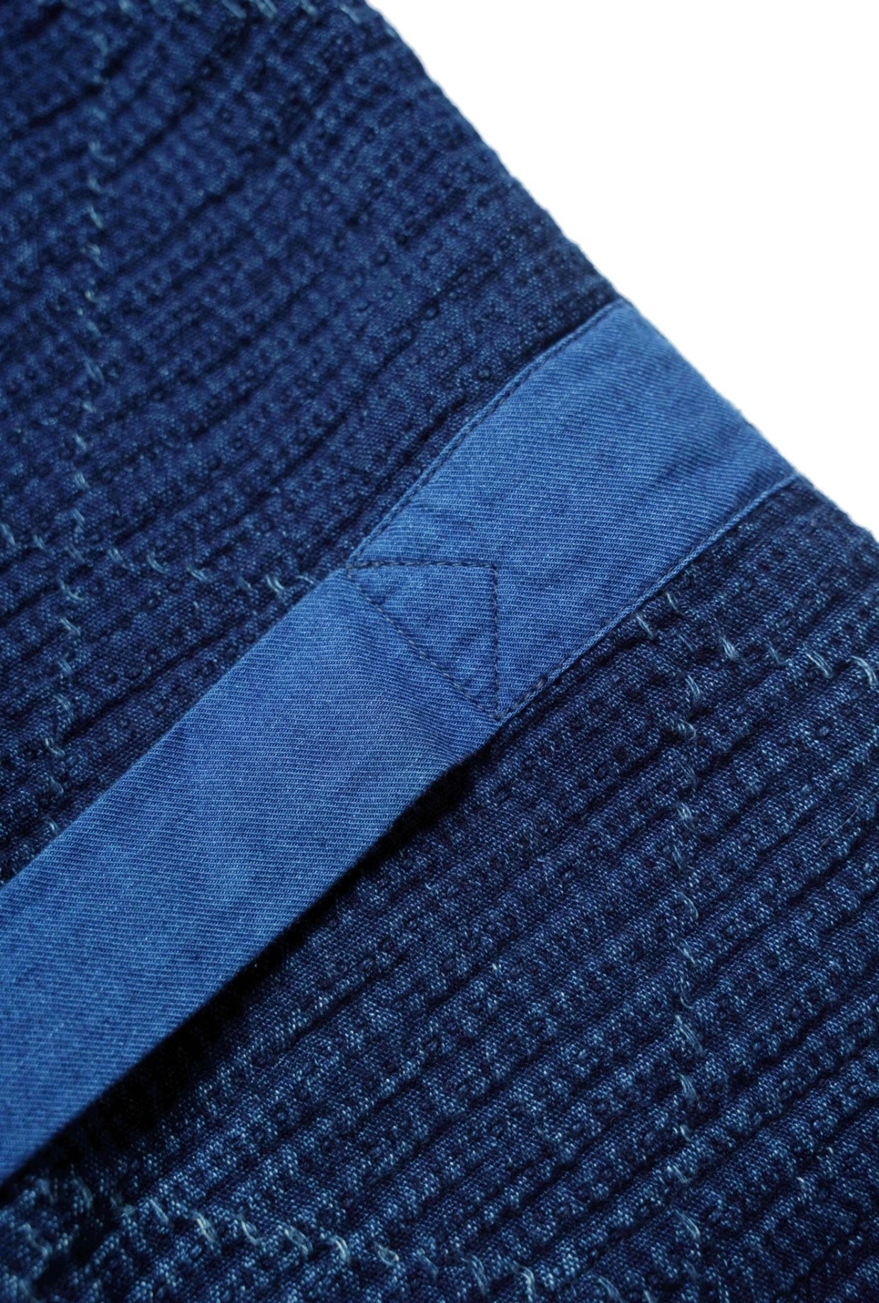 Indigo Dye Sashiko Multi-Pockets Vest