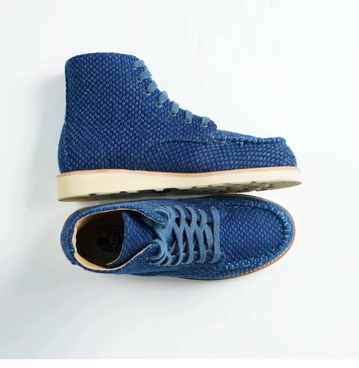 Indigo Dye Sashiko Kendo Boot