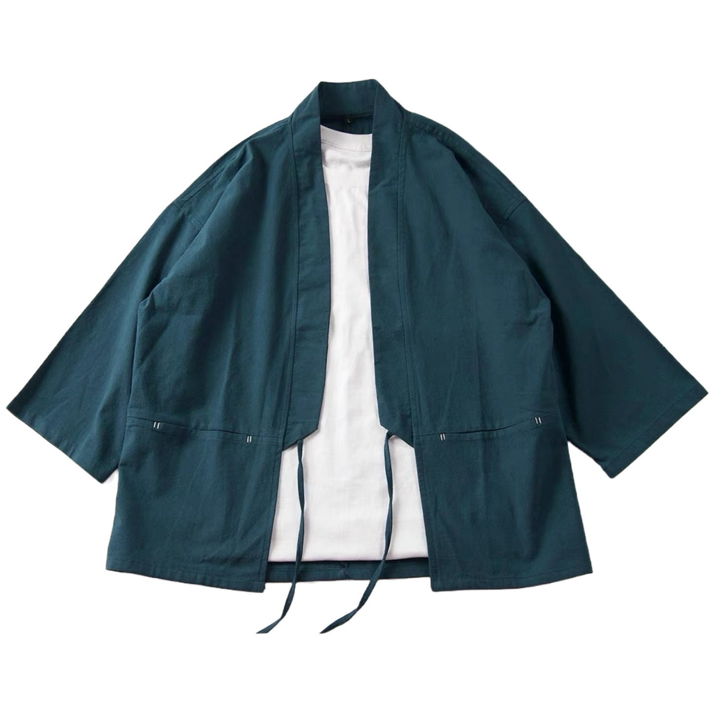 Cyan 3/4 Sleeve Noragi Jacket