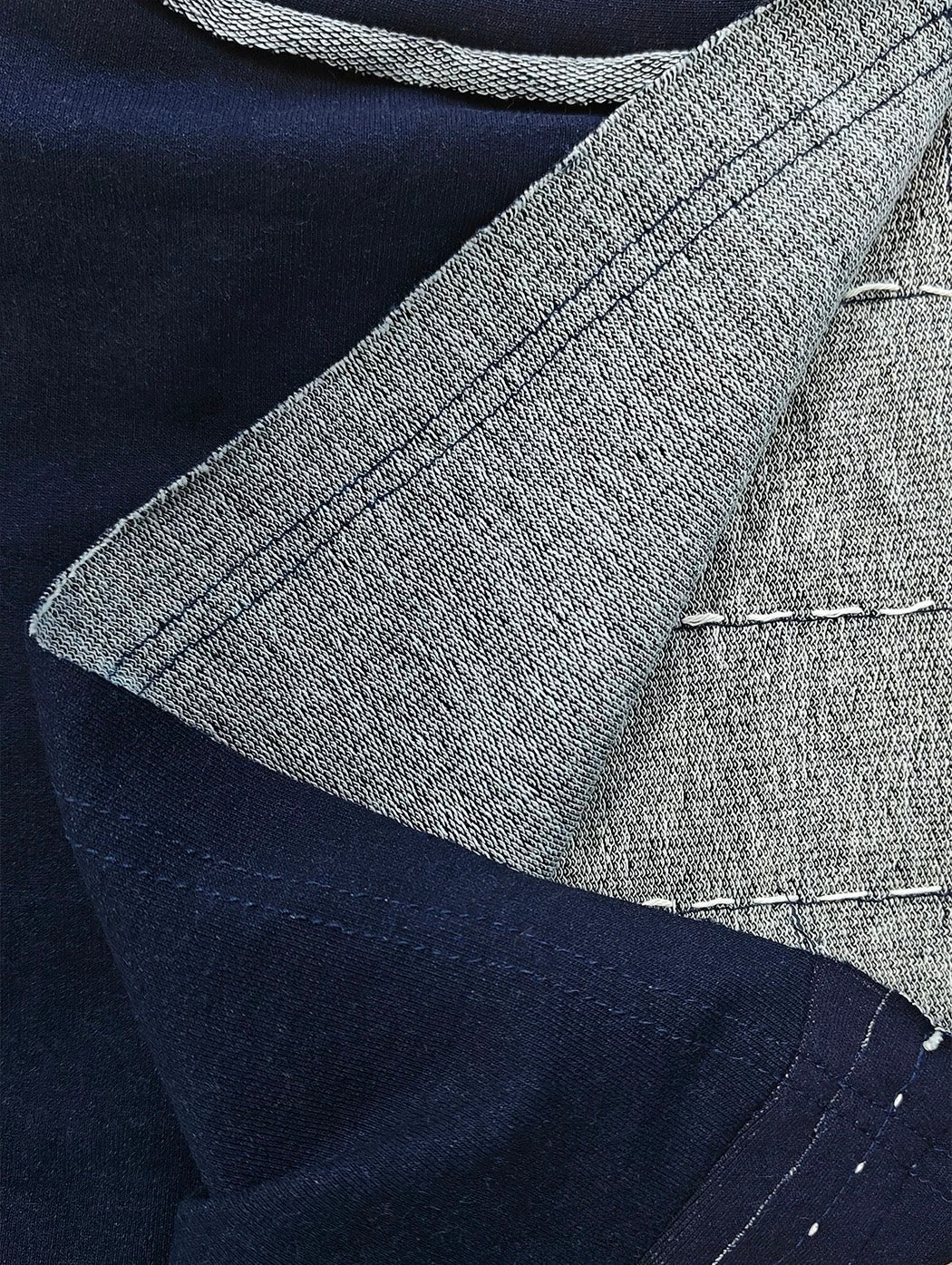 Sashiko Elastic Waist Shorts