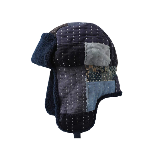 Blue Boro Trapper Cap