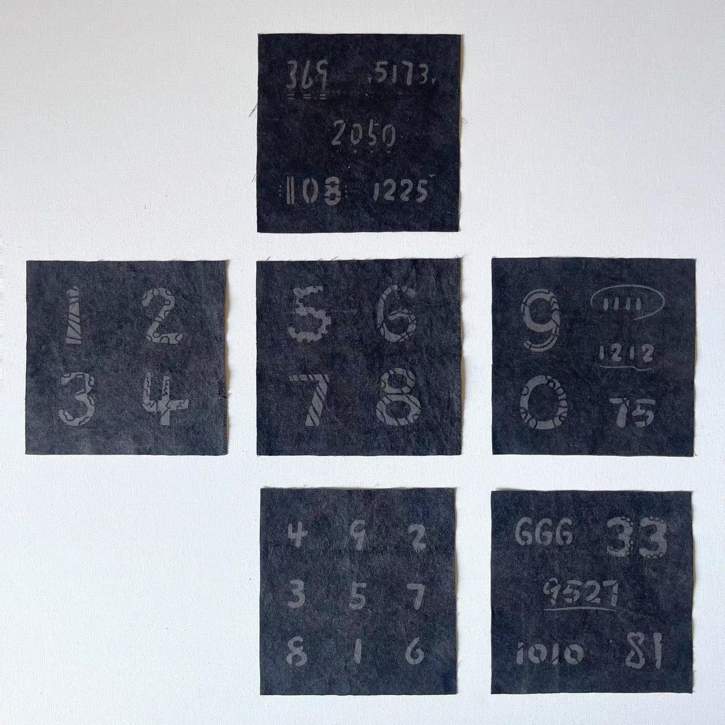 Numerical Rhythm Fabric Scraps Bundles