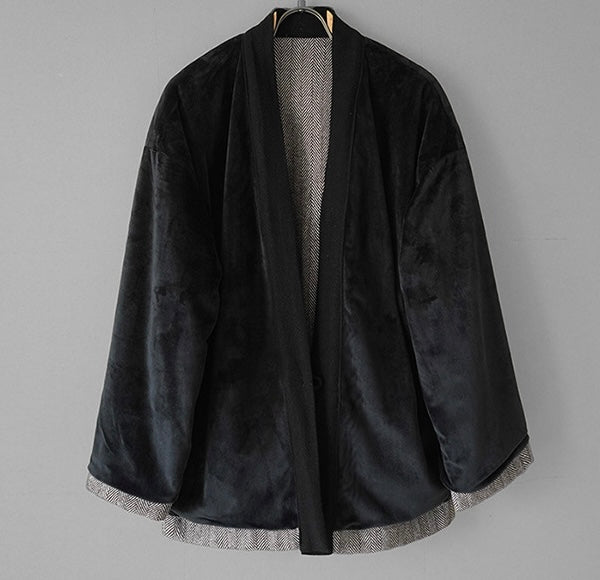 Concept Velvet Kimono Jacket