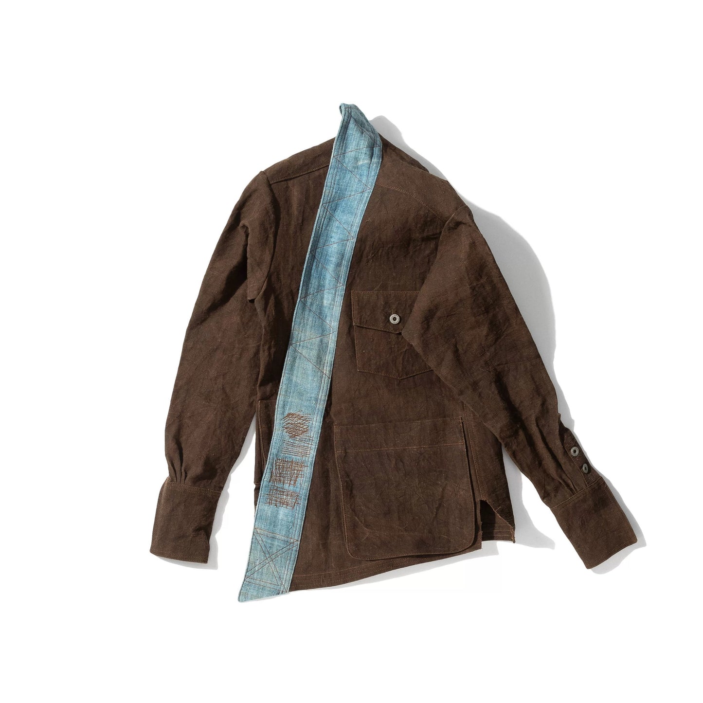 Dioscorea Cirrhosa Dye Kofu Weaving Haori Jacket