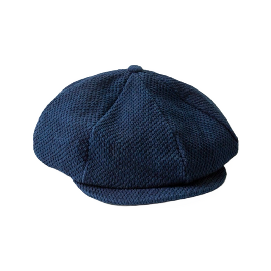 Indigo Dye Kendo 8-Panel Newsboy Cap