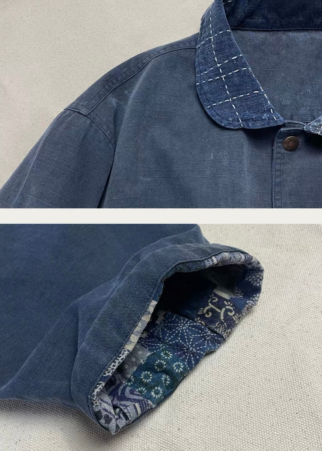Indigo Dye Vintage N-1 Deck Jacket