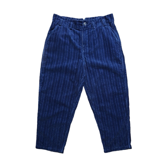 Indigo Dye Corduroy Pants