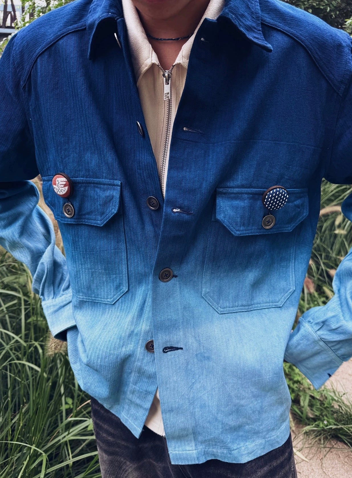 Tie Dye Faded Jacket