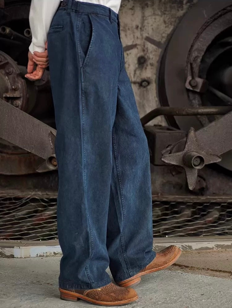 Indigo Double-Dye Work Pants