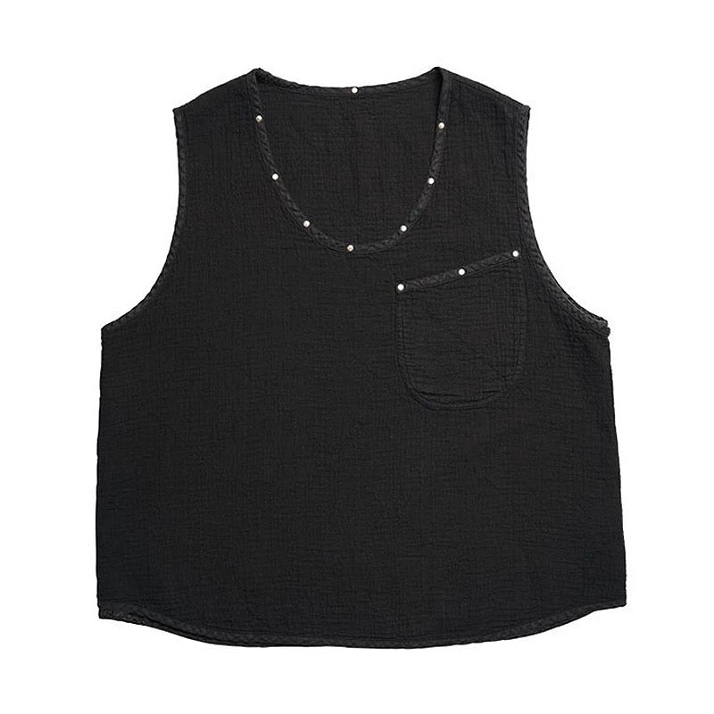 Black Sashiko Kendo Vest