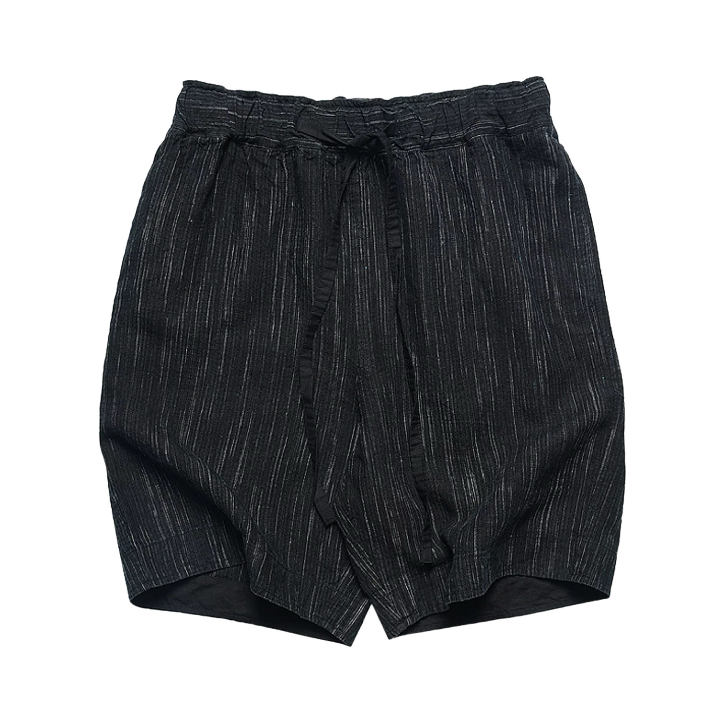 Black Dye Kasuri Shorts