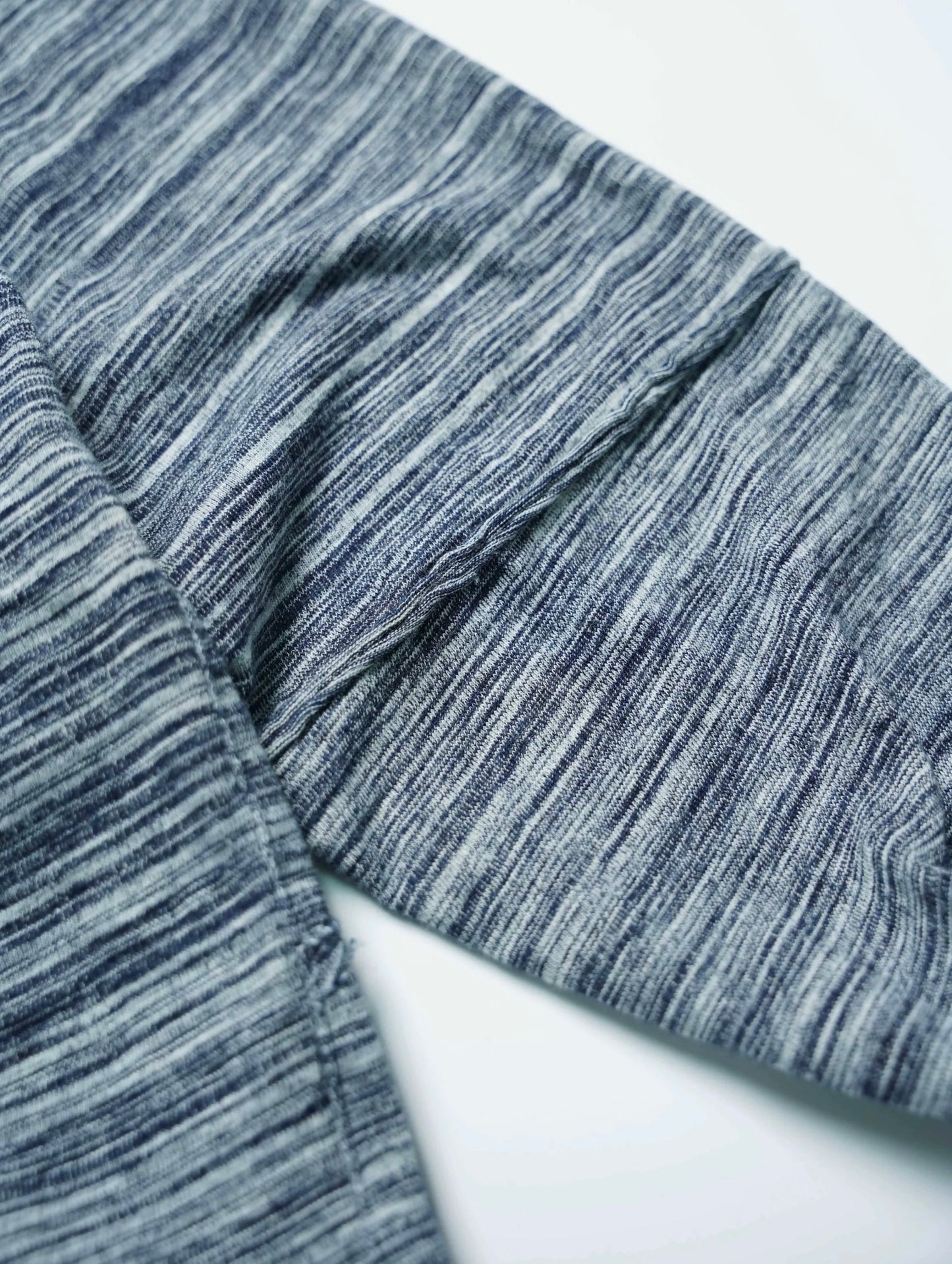 Indigo Dye Sashiko Kasuri Sweatshirt