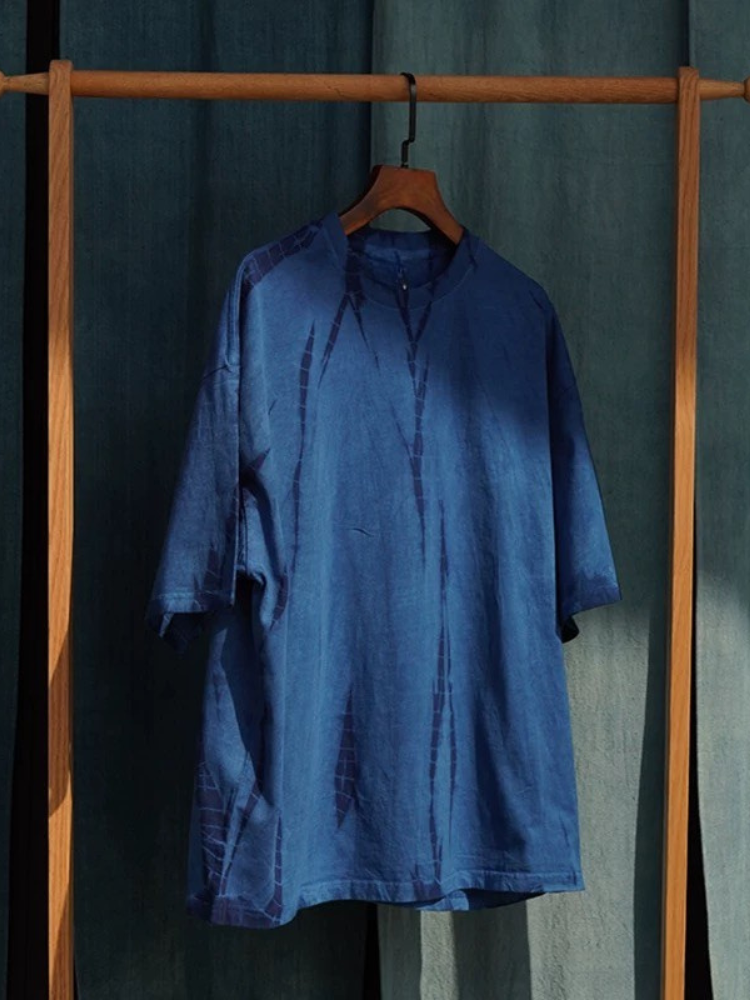 Indigo Tie Dye Nebula T-Shirt