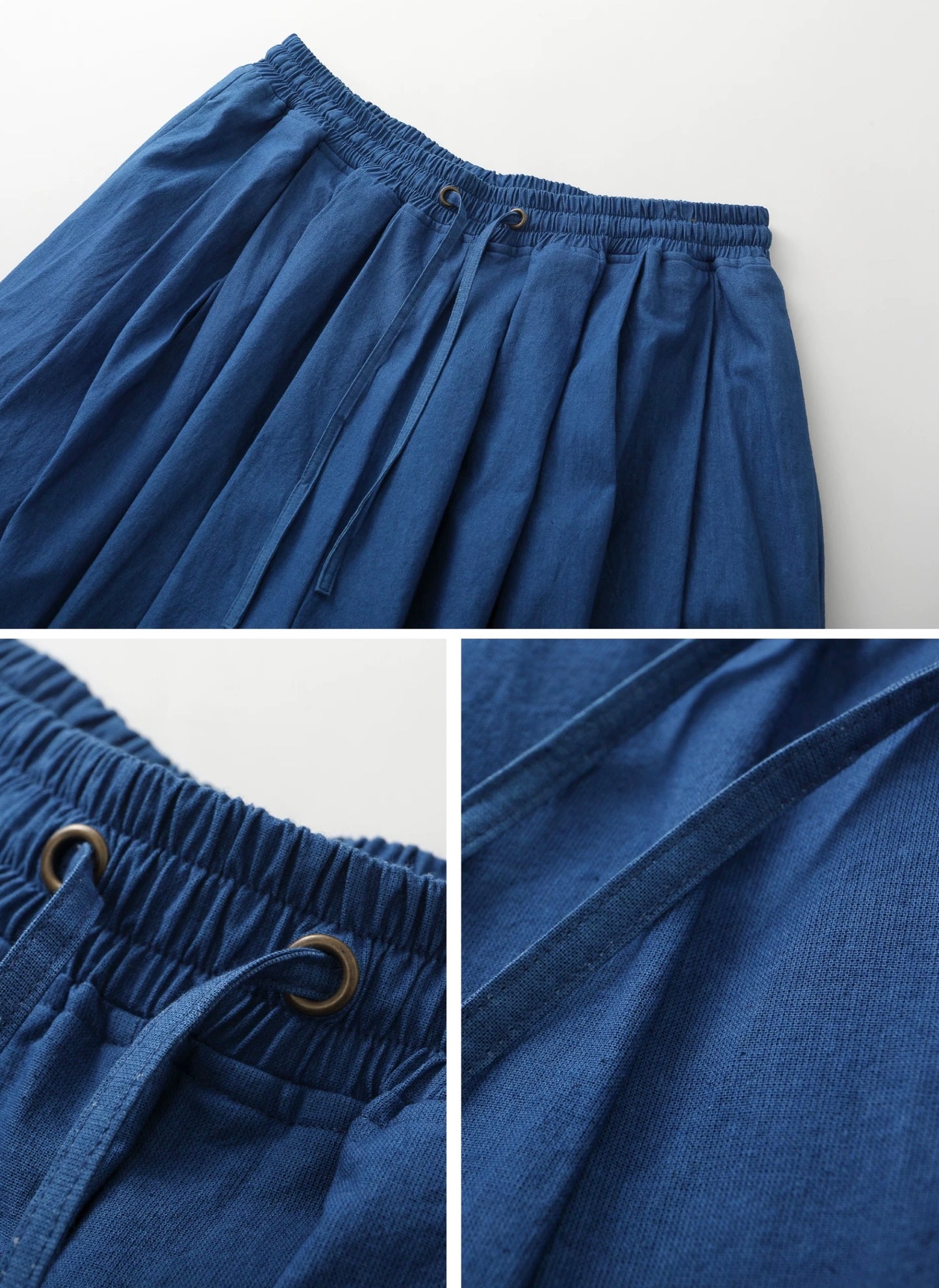 Indigo Dye Oversized Culotte