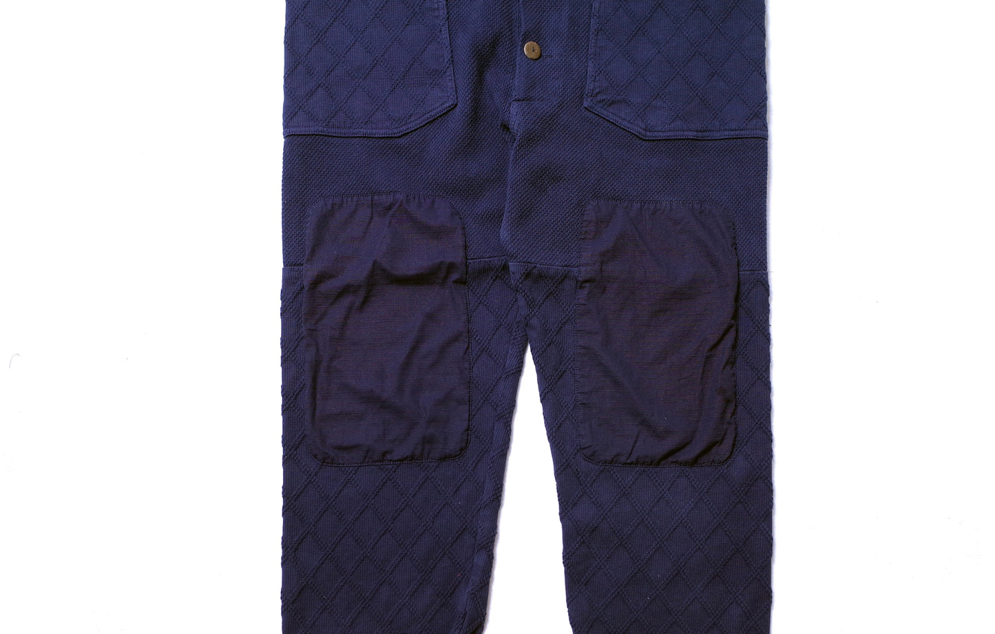 Indigo Dye Kendo Sashiko Overalls