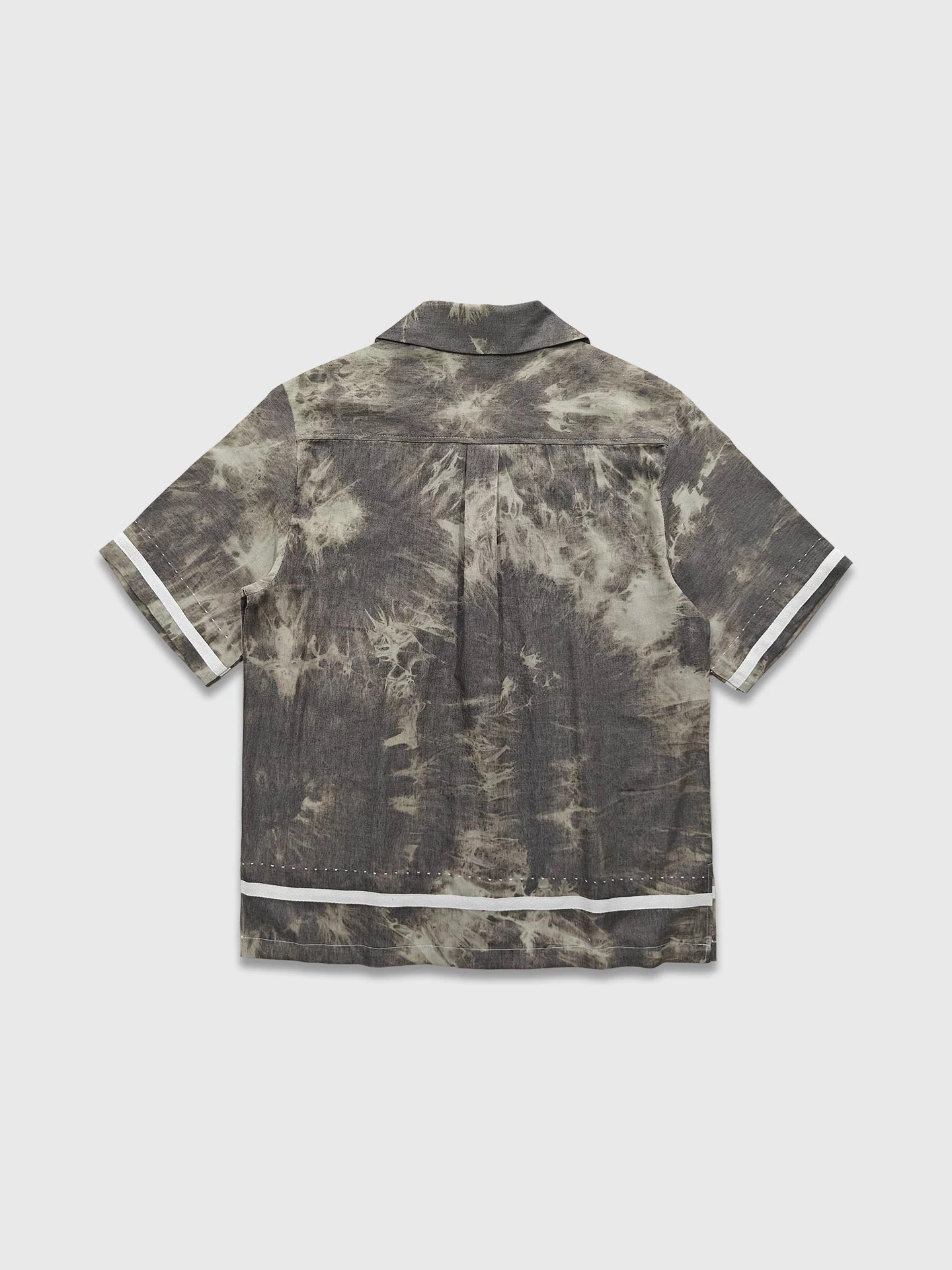 Tie Dye Folk Aloha Shirt