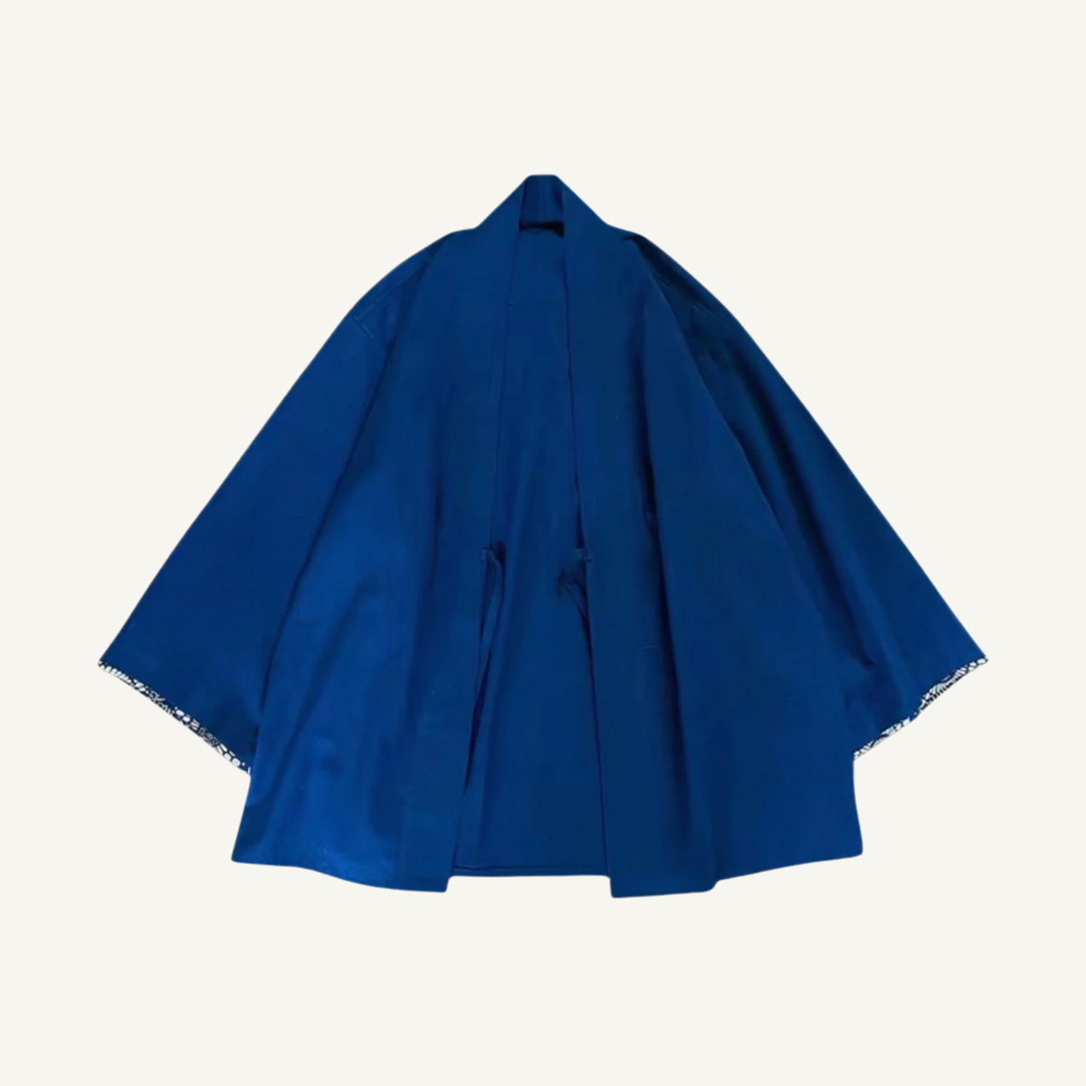 Indigo Dye Oversized Noragi Haori Jacket